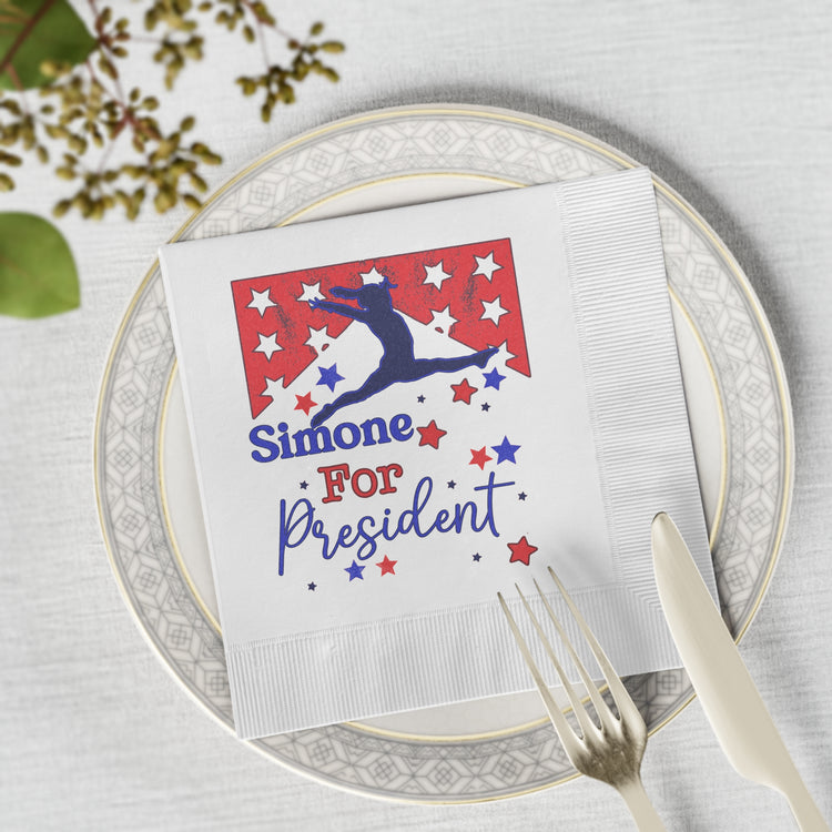 Simone For President Napkins