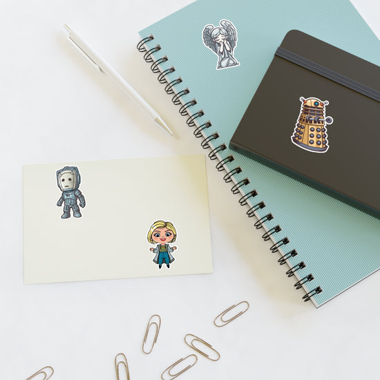 Doctor Who Sticker Sheets Set 2 - Fandom-Made