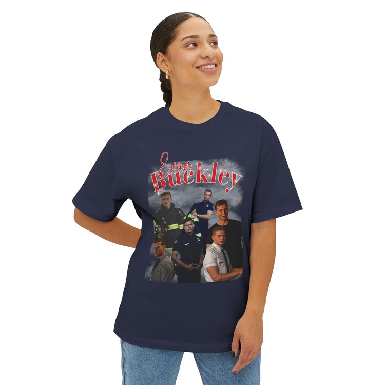 Evan Buckley Unisex Oversized Boxy Tee
