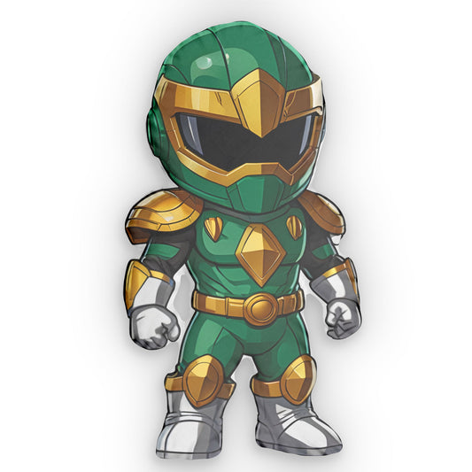 Green Ranger-Shaped Pillow
