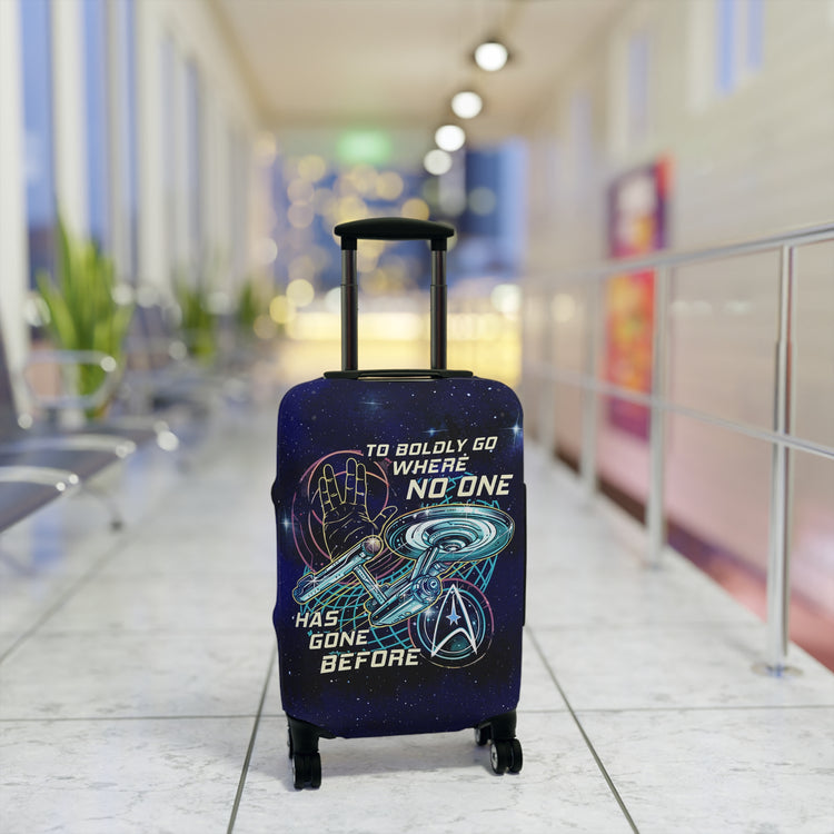 Trek Travel Luggage Cover - Fandom-Made