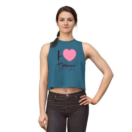 I Love Florence Pugh Women's Crop Top - Fandom-Made