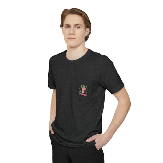 Highly Caffeinated Unisex Pocket T-shirt - Fandom-Made