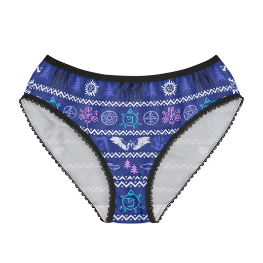 Supernatural Ugly Christmas Sweater Women's Briefs - Fandom-Made