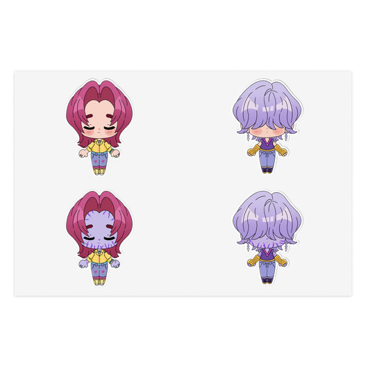 Mystery Saja and Romance Saja Sticker Sheet - Fandom-Made