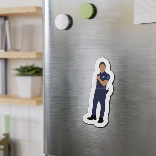 Chimney Han Die-Cut Magnet