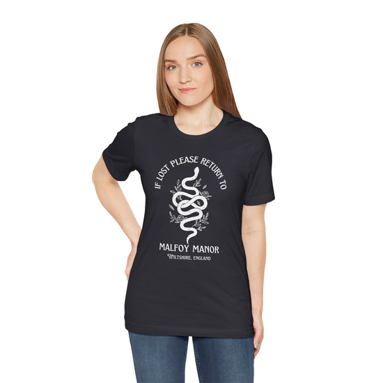 If Lost Return To Malfoy Manor T-Shirt - Fandom-Made