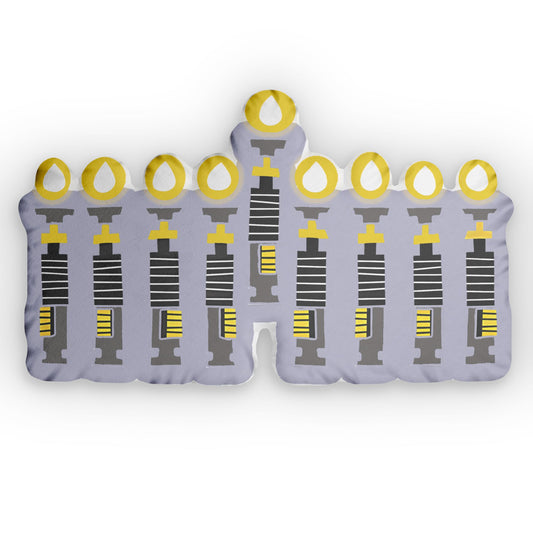 Lightsabers Menorah-Shaped Pillow