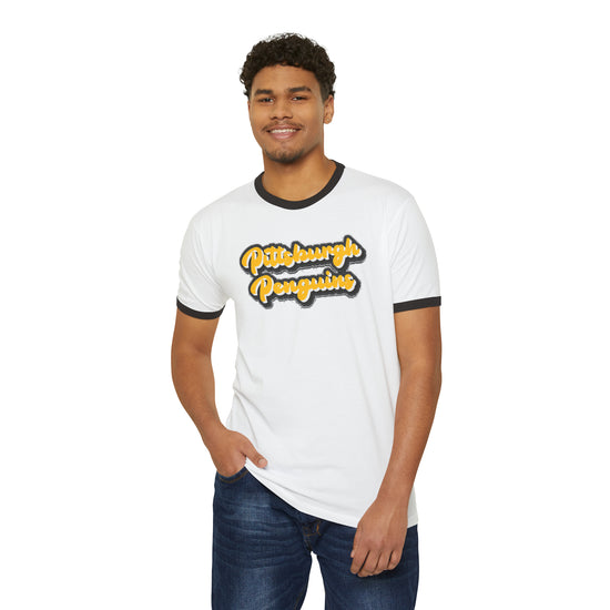 Pittsburgh Penguins Ringer T-Shirt - Fandom-Made