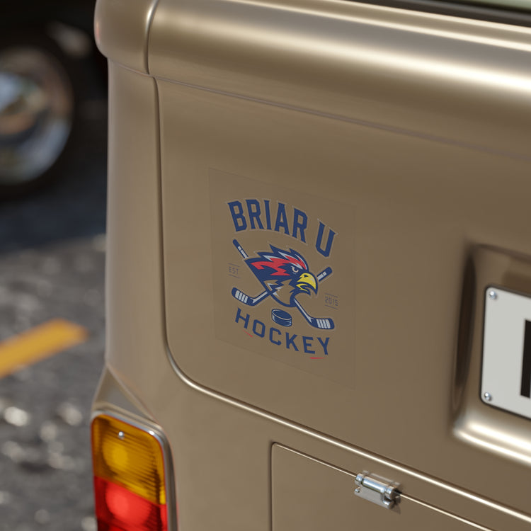 Briar U Hockey Transparent Sticker