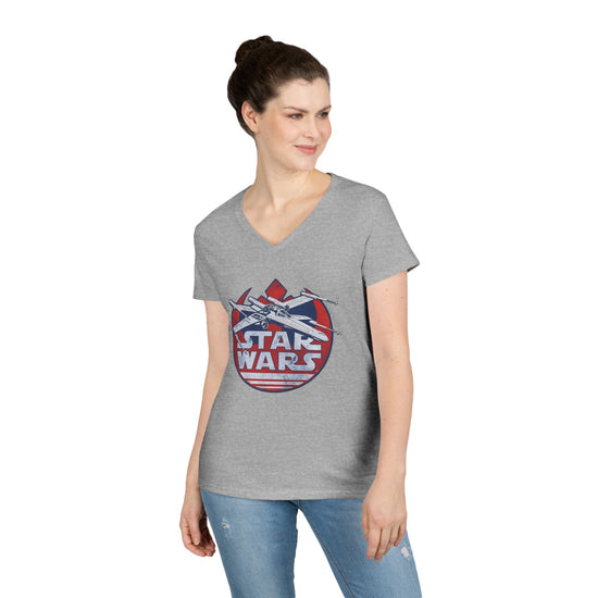 Patriotic X-wing V-Neck Tee - Fandom-Made