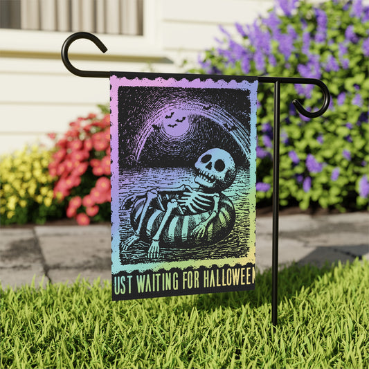 Waiting For Halloween Garden & House Banner