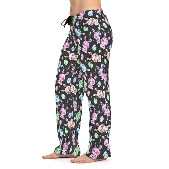 Zombie Bunnies All-Over Print Women's Pajama Pants - Fandom-Made