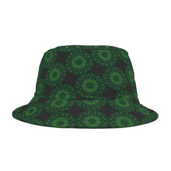 Weed Mandala All-Over Print Bucket Hat - Fandom-Made
