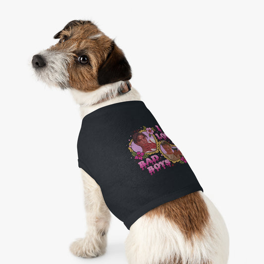 I Love Bad Boys Pet Tank Top