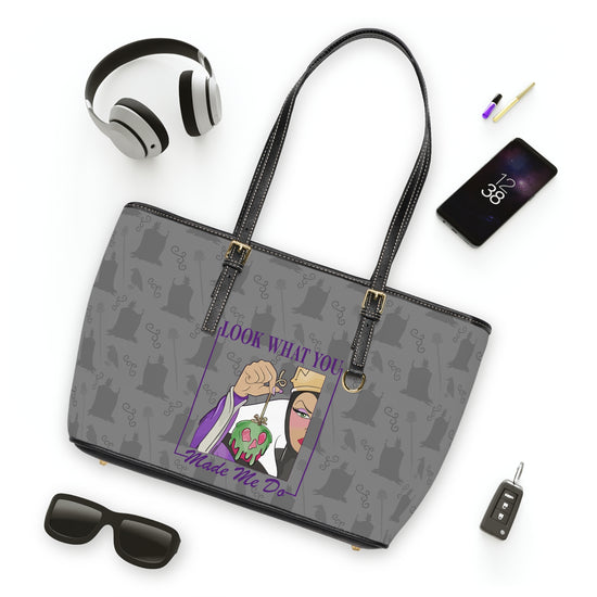 Look What You Made Me Do Leather Shoulder Bag - Fandom-Made
