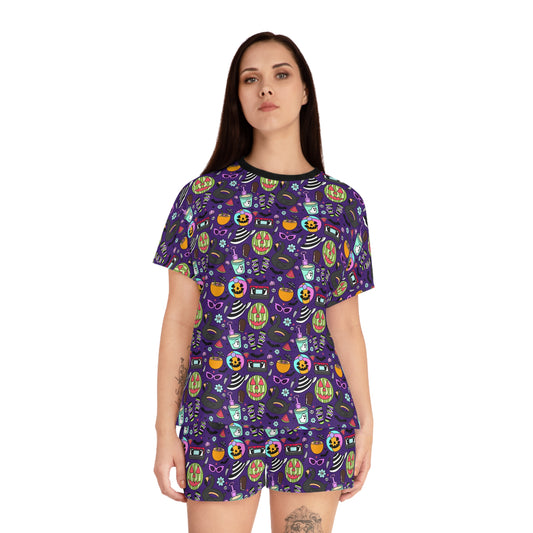 Summerween Vibes Women's Short Pajama Set