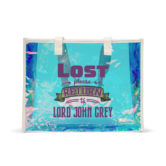 Lost Return To... Lord John Grey Holographic Tote Bag - Fandom-Made