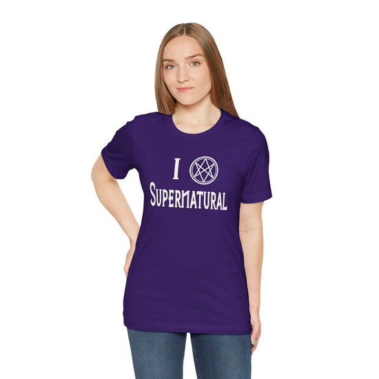 I Love Supernatural Men Of Letters Edition T-Shirt - Fandom-Made