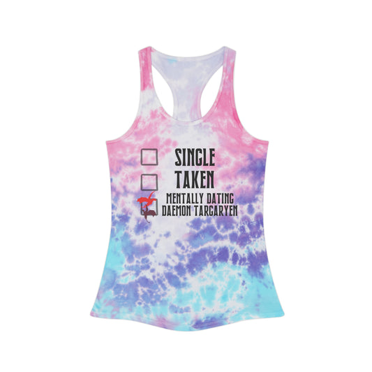 Mentally Dating Daemon Targaryen Racerback Tank Top - Fandom-Made