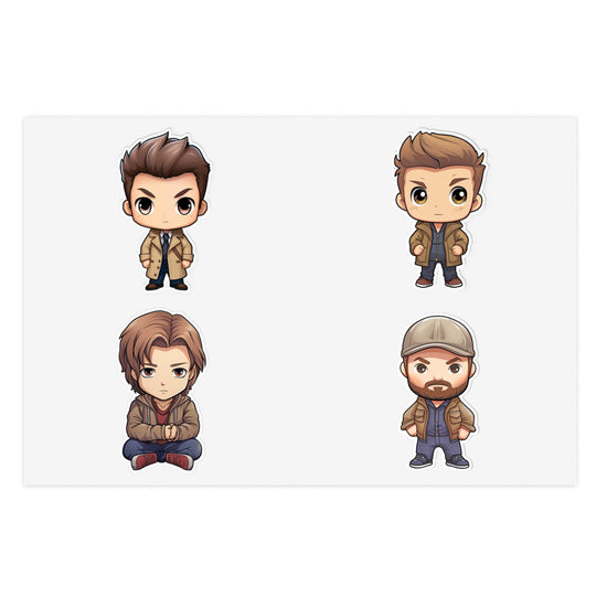 Supernatural Small Stars Sticker Sheet - Fandom-Made