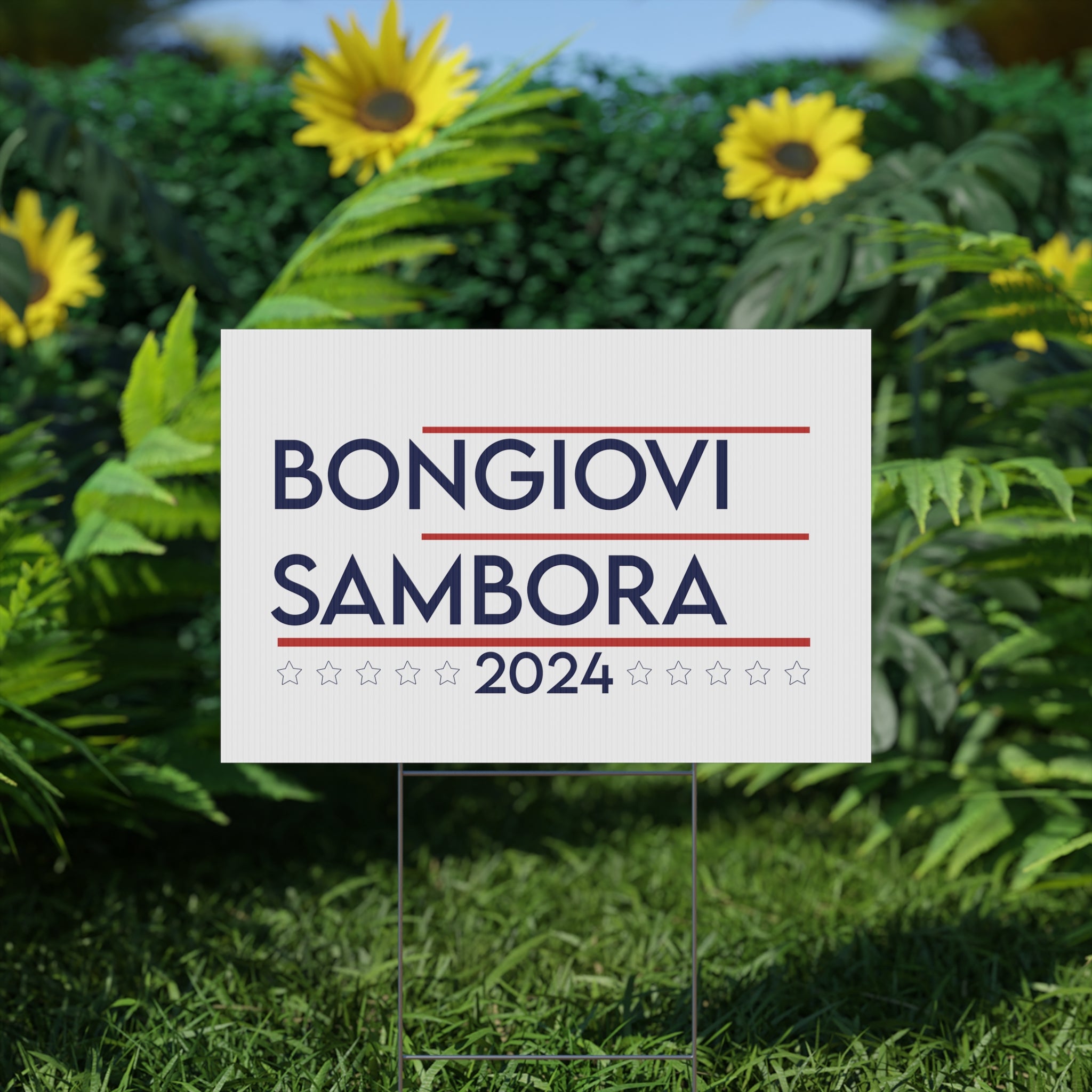 Bongiovi Sambora 2024 Plastic Yard Sign – Fandom-Made