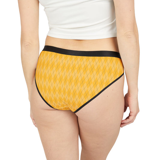Hufflepuff Argyle Women's Briefs - Fandom-Made