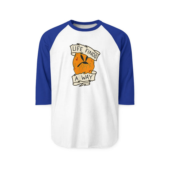Life Finds a Way 3/4 Raglan Shirt - Fandom-Made