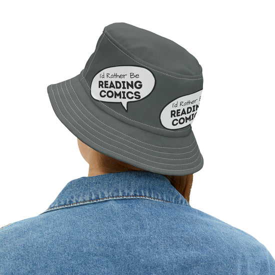 I'd Rather Be Reading Comics Bucket Hat - Fandom-Made