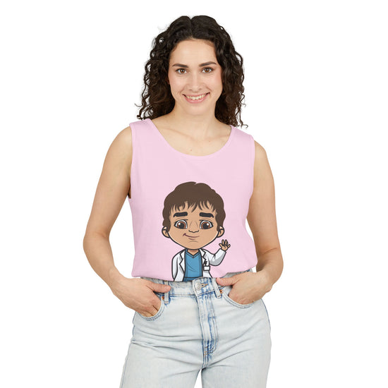 George O'Malley Unisex Garment-Dyed Tank Top - Fandom-Made