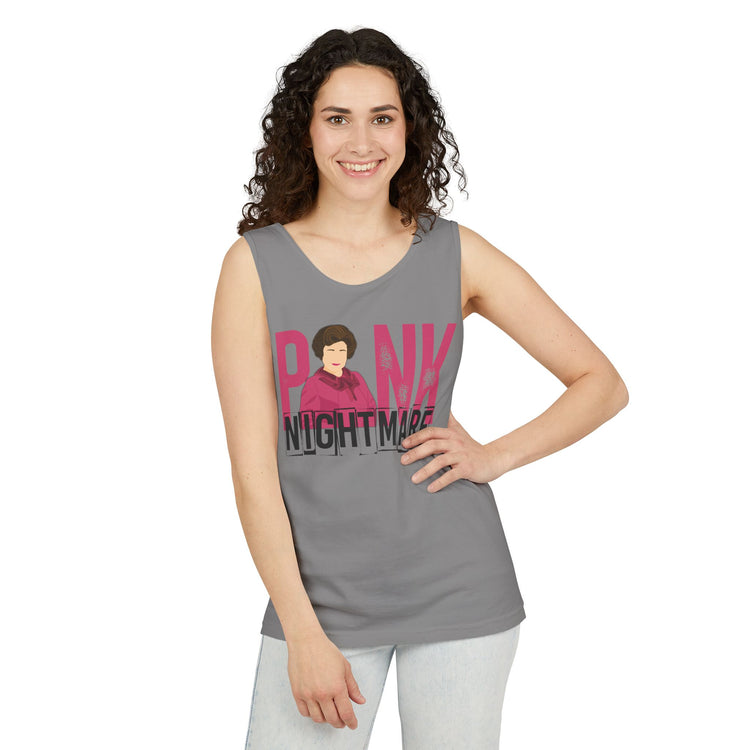 Pink Nightmare Unisex Garment-Dyed Tank Top