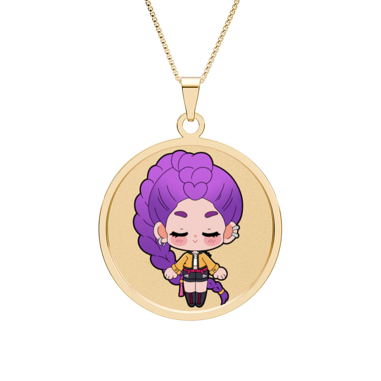 Rumi Round Photo Pendant