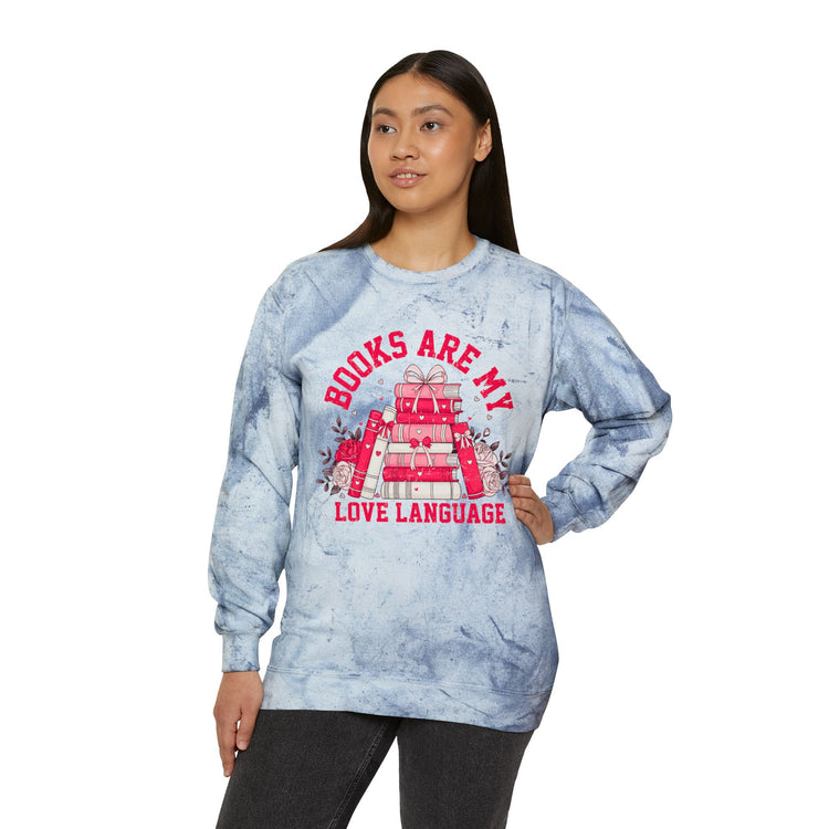 Books Are My Love Language Sweatshirt