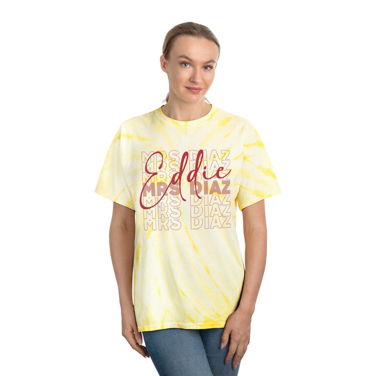 Mrs. Eddie Diaz Tie-Dye Tee - Fandom-Made