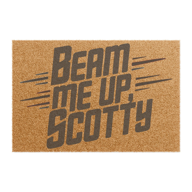 Beam Me Up Doormat - Fandom-Made