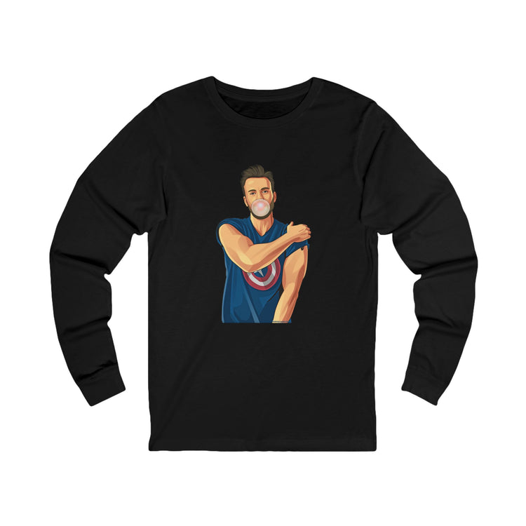 Chris Evans Unisex Long Sleeve Tee