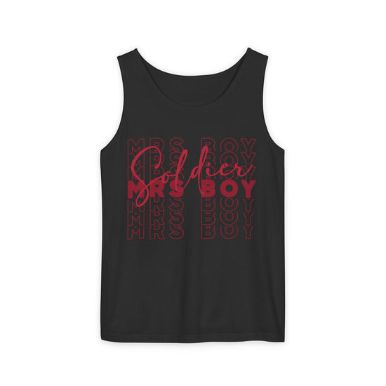 Mrs. Soldier Boy Unisex Garment-Dyed Tank Top - Fandom-Made