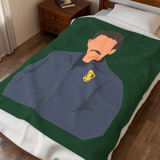 Chief Swan Velveteen Plush Blanket