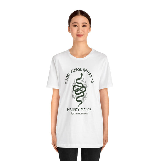 If Lost Return To Malfoy Manor T-Shirt - Fandom-Made