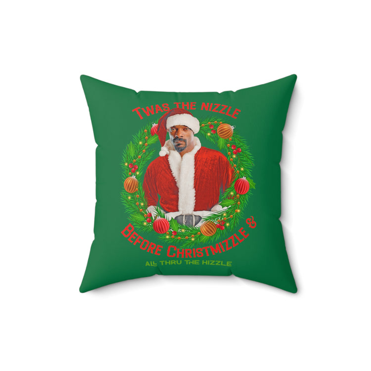 Snoop Dogg Christmas Square Pillow - Fandom-Made