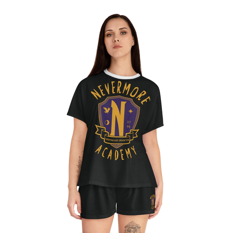 Nevermore Academy Women's Short Pajama Set - Fandom-Made