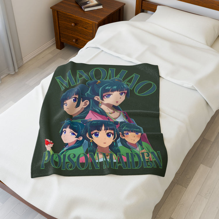 Poison Maiden Velveteen Plush Blanket - Fandom-Made
