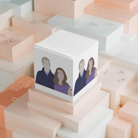 Doctor Cullen and Esme Note Cube - Fandom-Made
