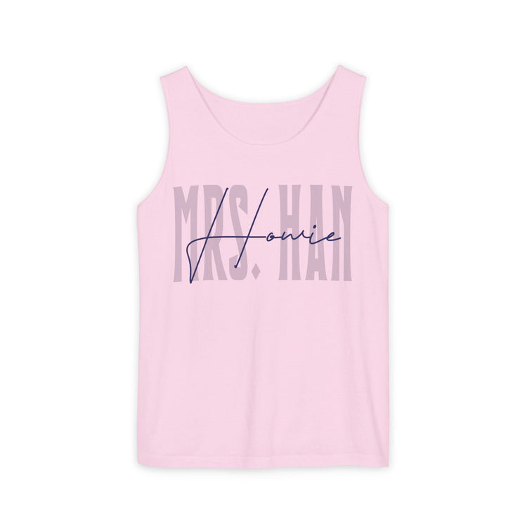 Mrs. Howie Han Unisex Garment-Dyed Tank Top - Fandom-Made