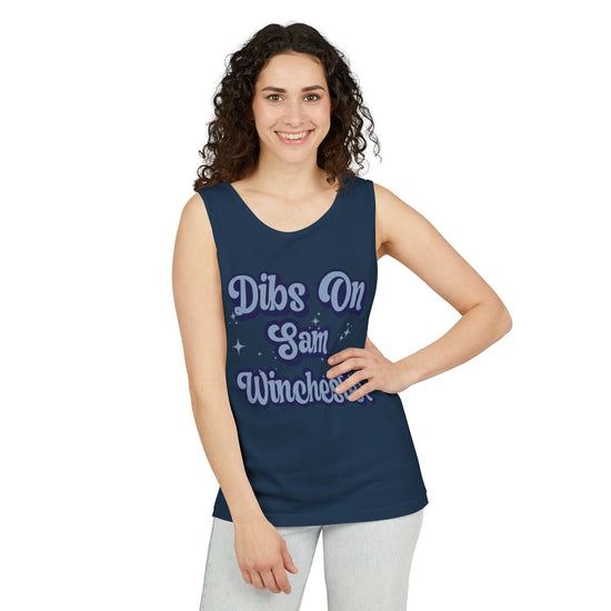 Dibs On Sam Winchester Unisex Tank Top - Fandom-Made