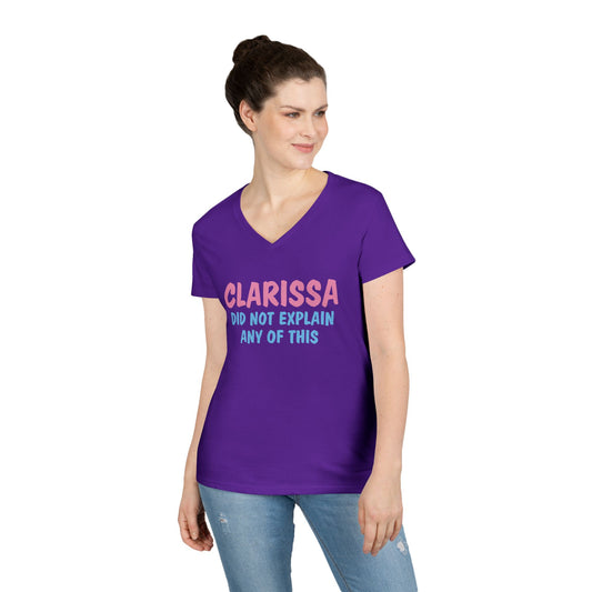 Clarissa Didn't Explain It All V-Neck Tee - Fandom-Made