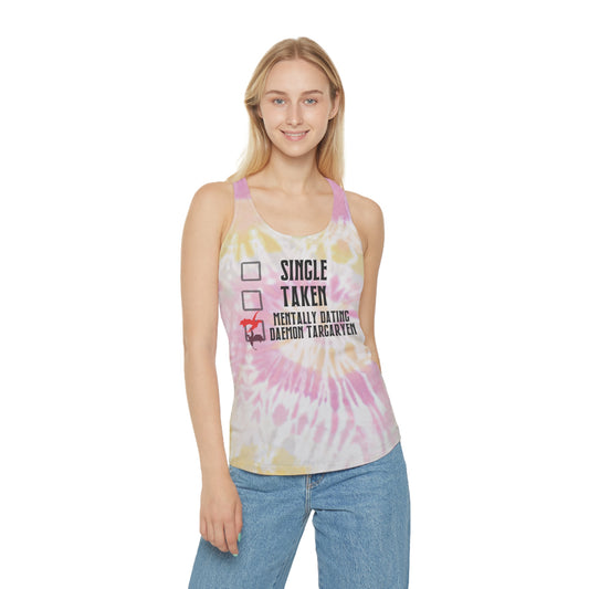 Mentally Dating Daemon Targaryen Racerback Tank Top - Fandom-Made