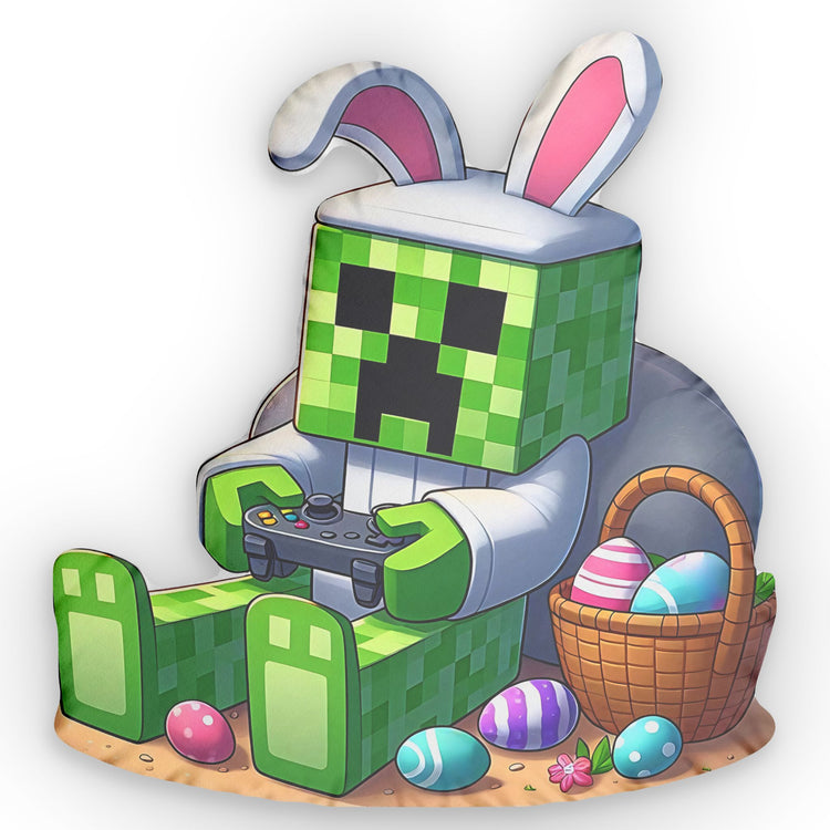 Minecraft Easter Pillow