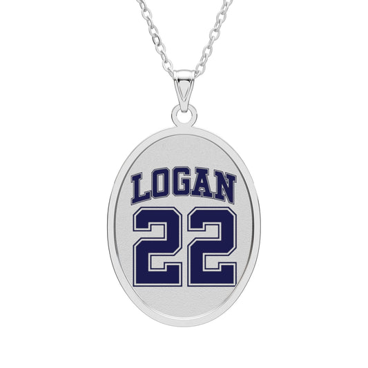 Logan 22 Oval Pendant
