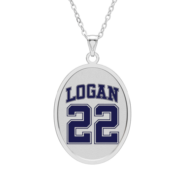 Logan 22 Oval Pendant